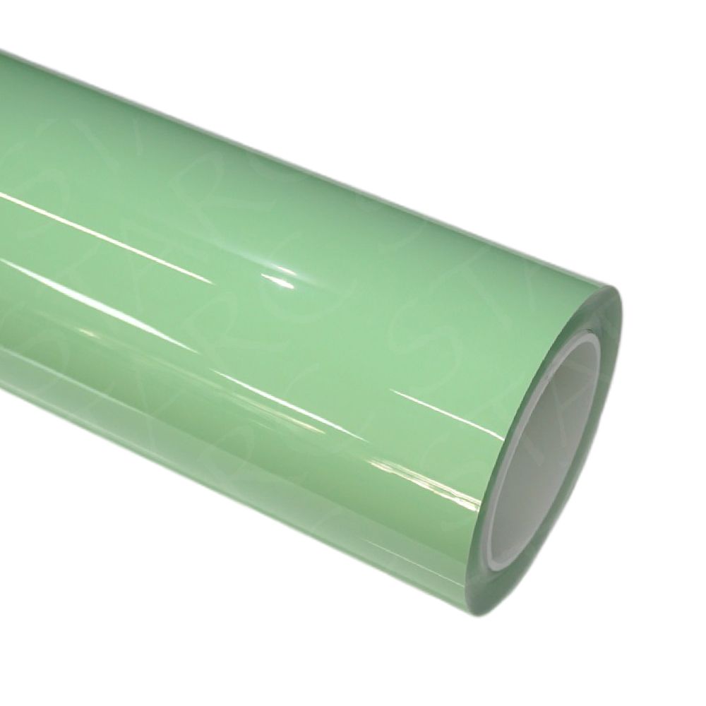 apple green car wrap