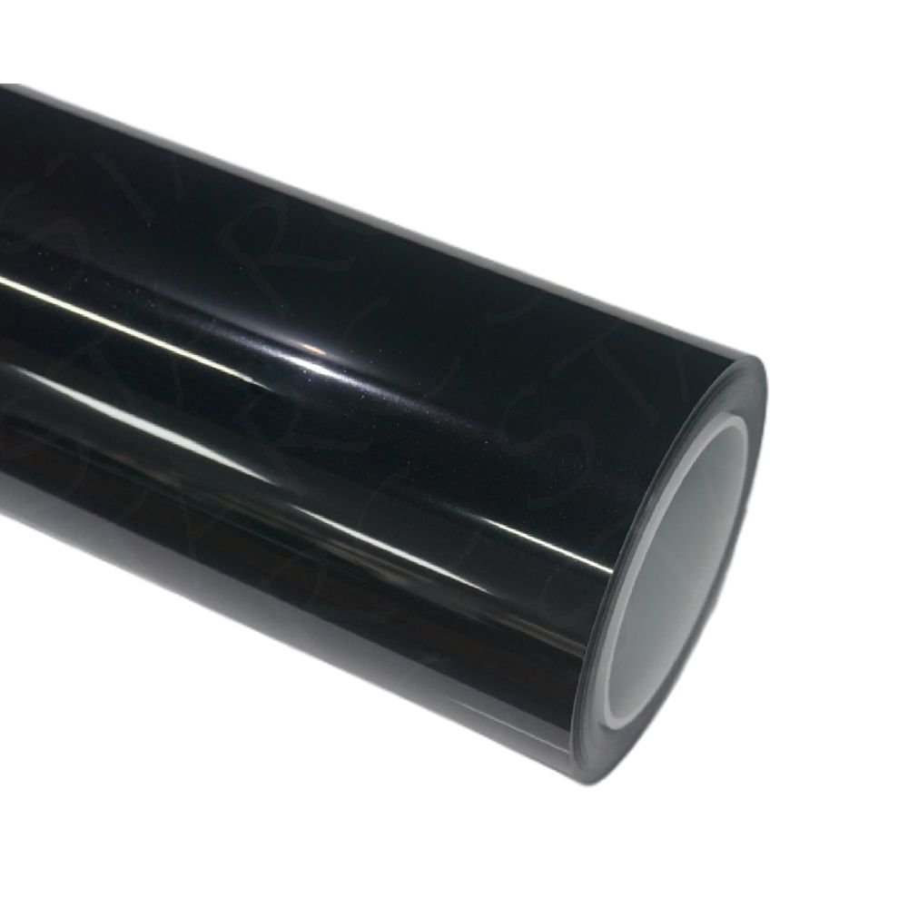 black car wrap roll