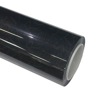 black laser car wrap