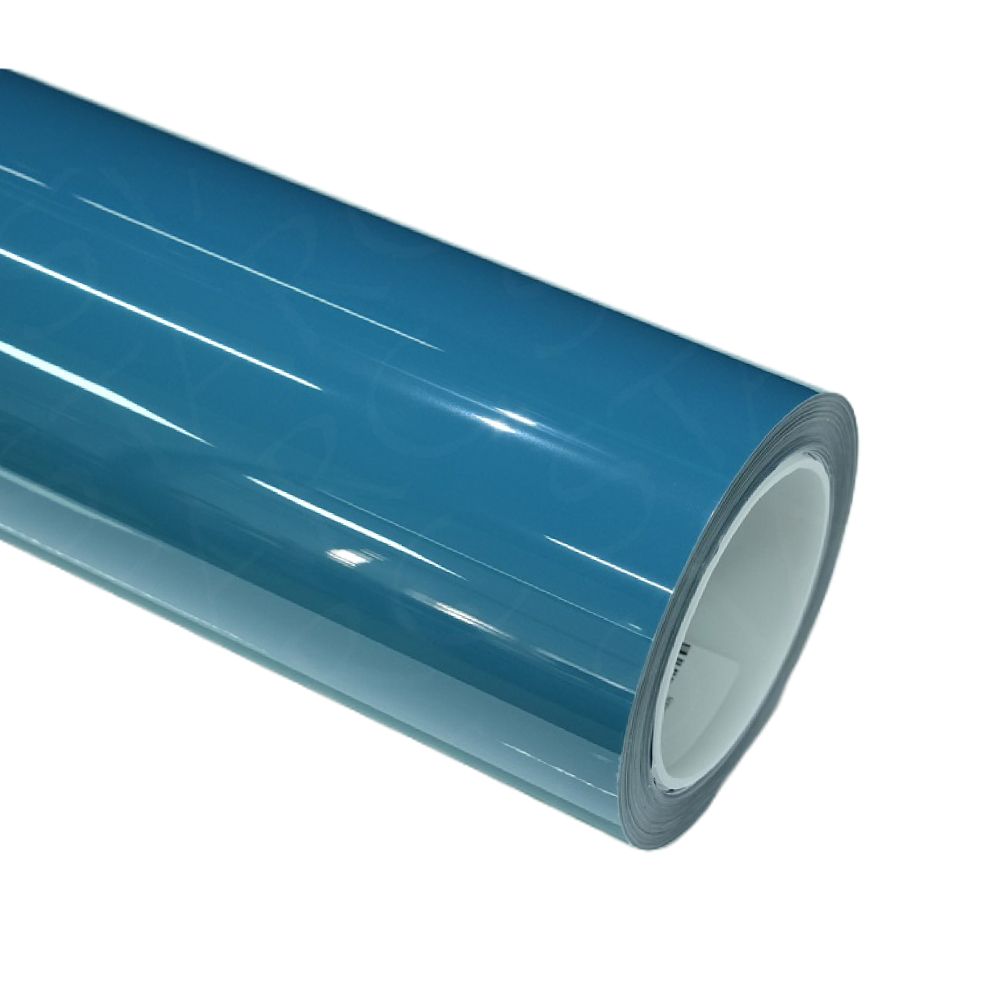 blue car wrap vinyl