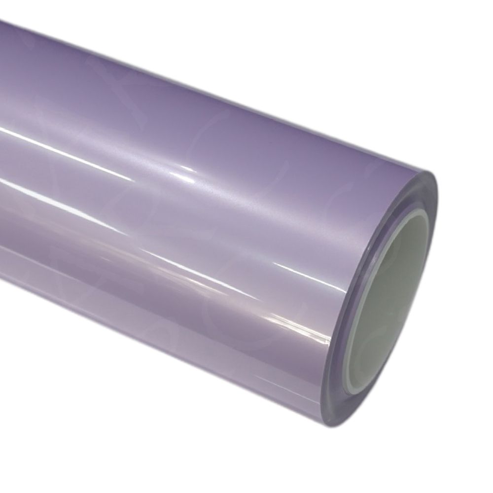 car wrap metallic star purple