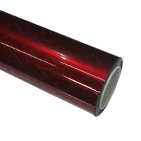 crimson red vinyl car wrap