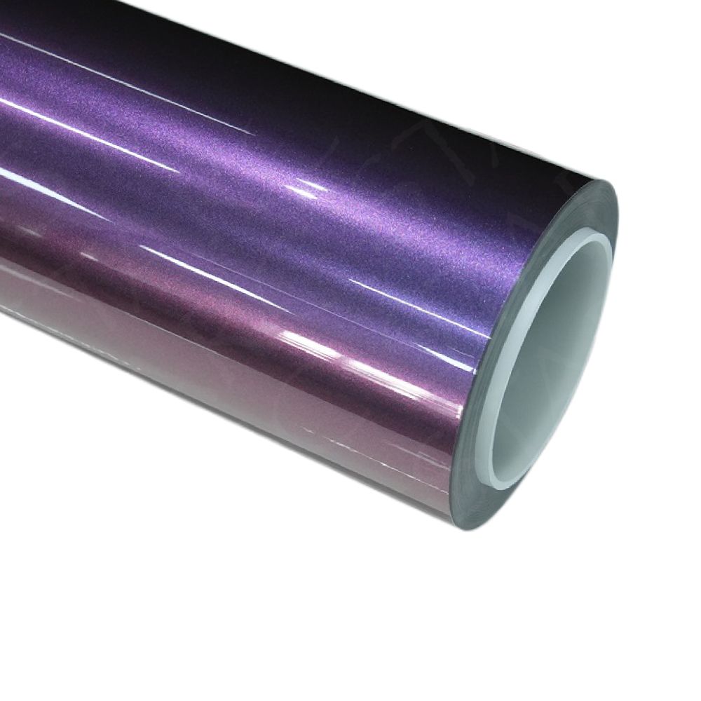 dark metallic purple vinyl wrap