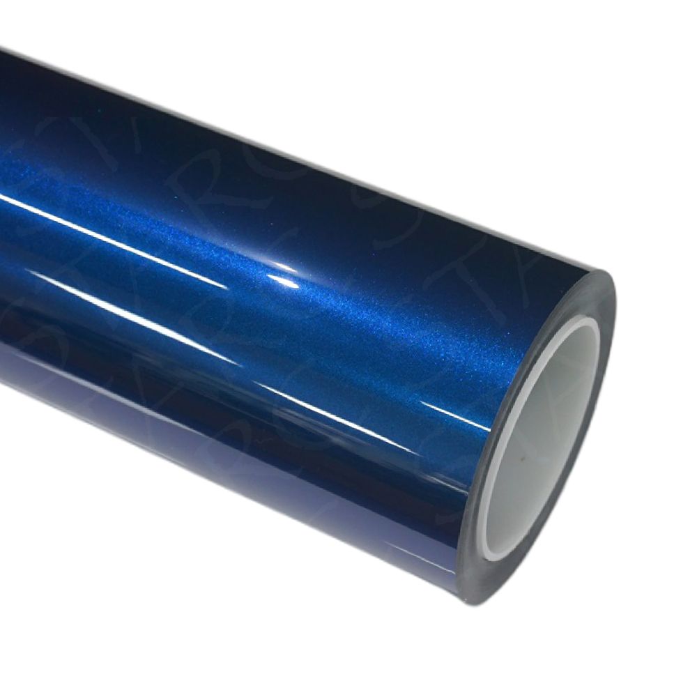 diamond blue car wrap