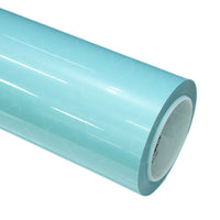 gloss light blue car wrap
