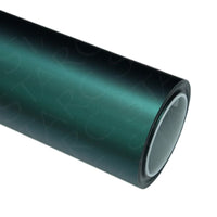 green car wrap satin