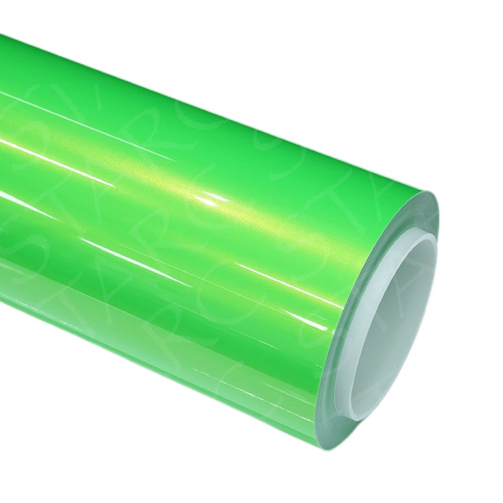 green gold car wrap
