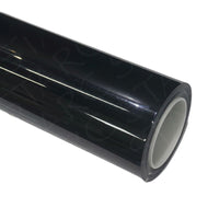 metallic black car wrap