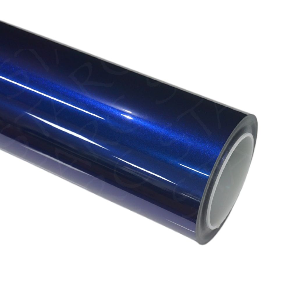 midnight blue car wrap