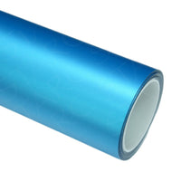 satin Tunisian blue vinyl wrap