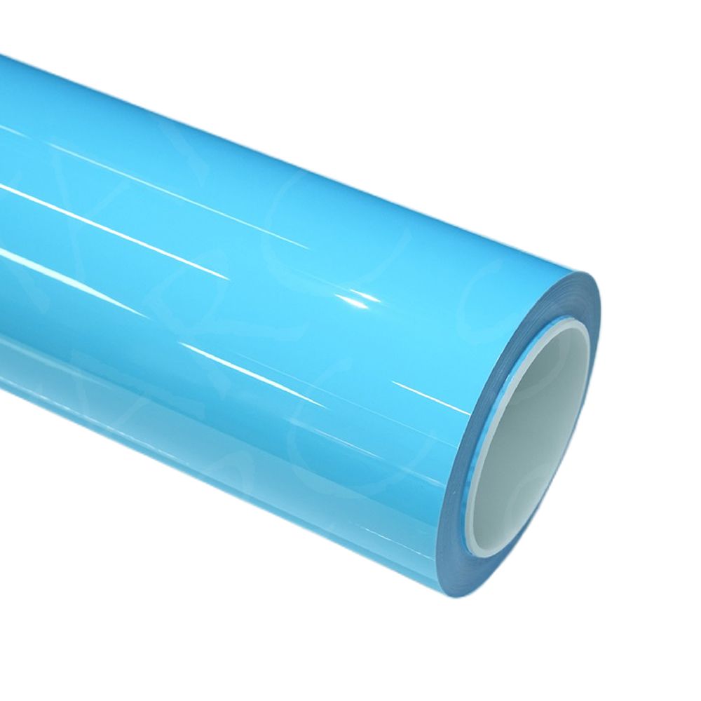 sky blue vinyl wrap