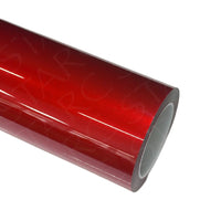soul red vinyl wrap car