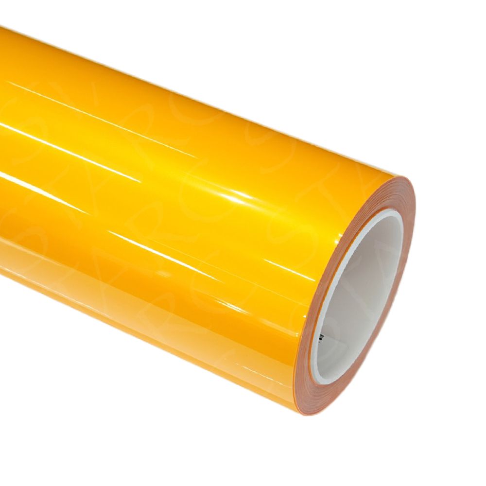 yellow vinyl wrap